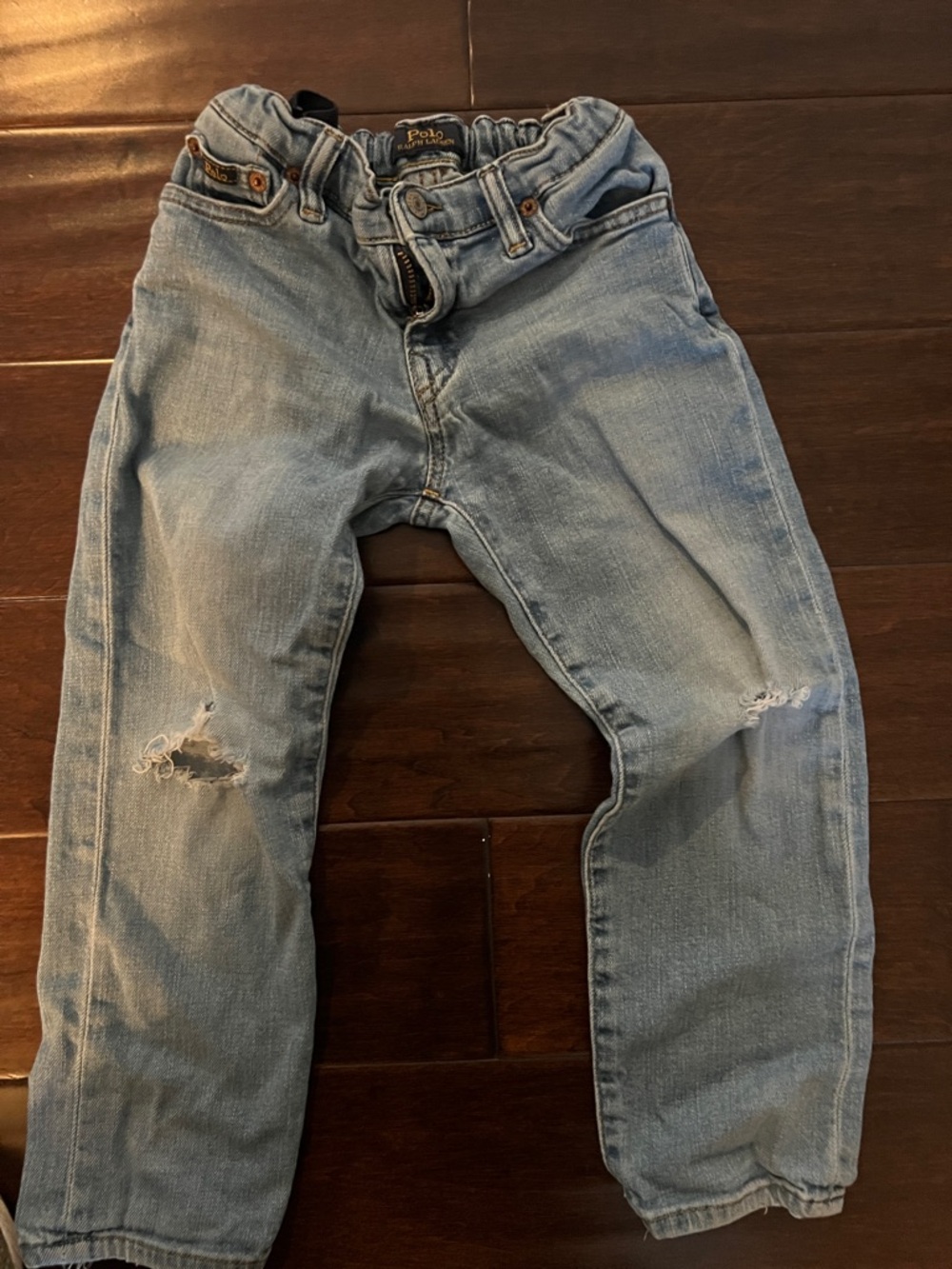 Polo by Ralph Lauren Light Blue Relaxed Distressed Jeans